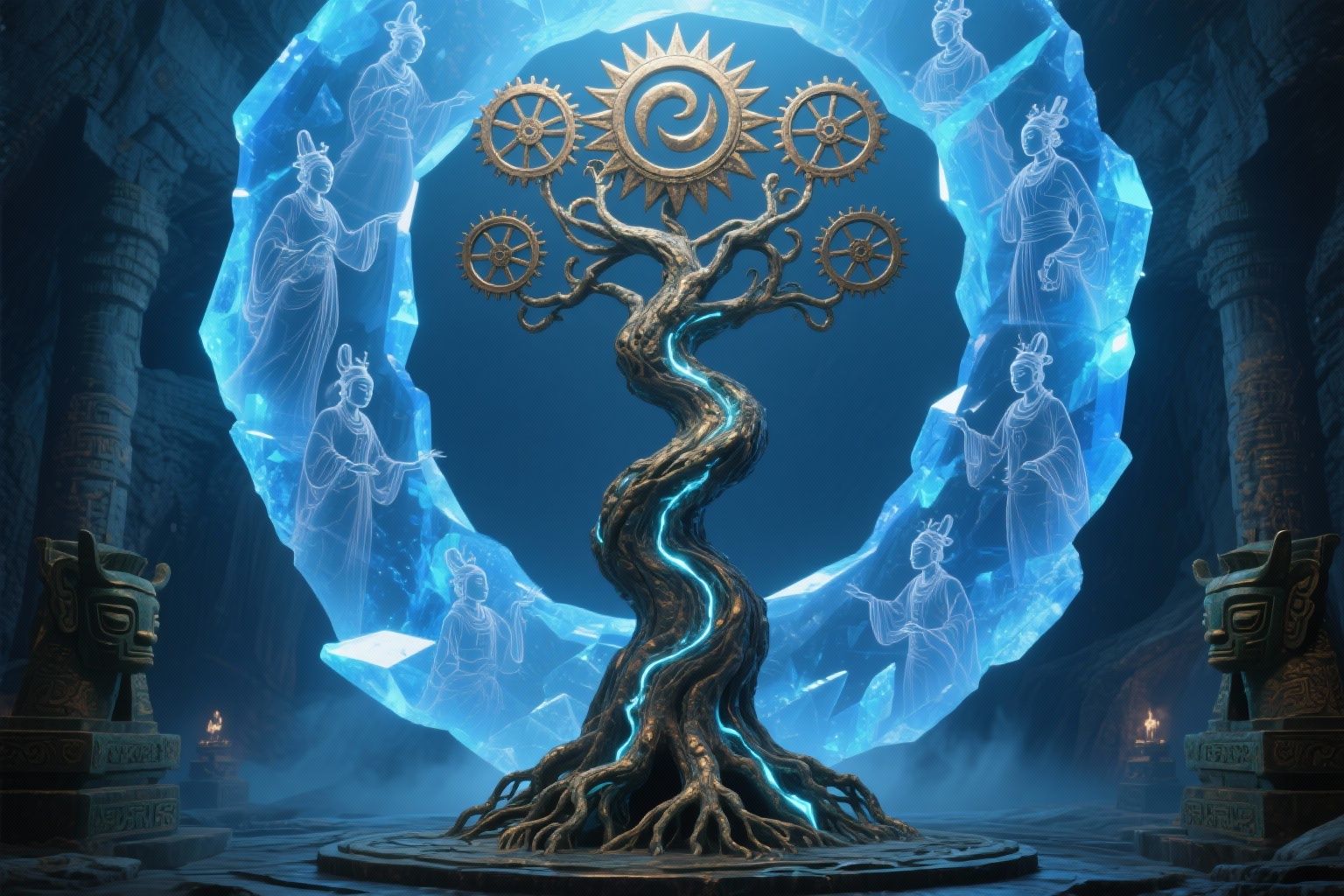 青铜神树 - 十二祖巫的觉醒之地